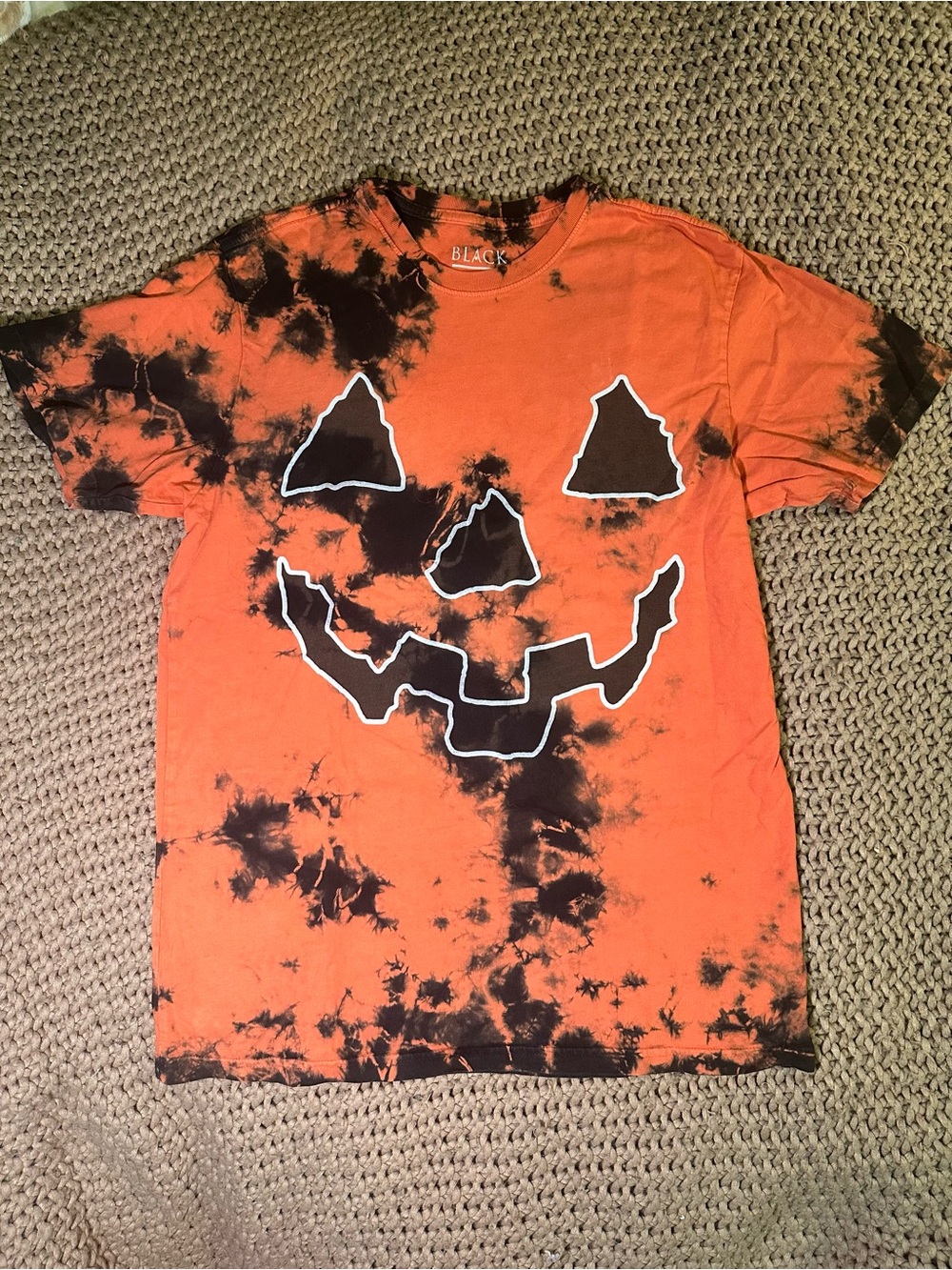 Every night is Halloween - Black Craft Cult Tie Dye Tee ALT goth Grunge Emo